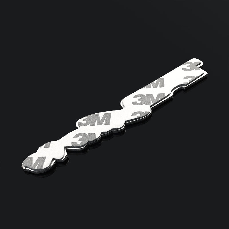Toyota TRD Sports 3D Aluminum Emblem Decal x2 (18CM)