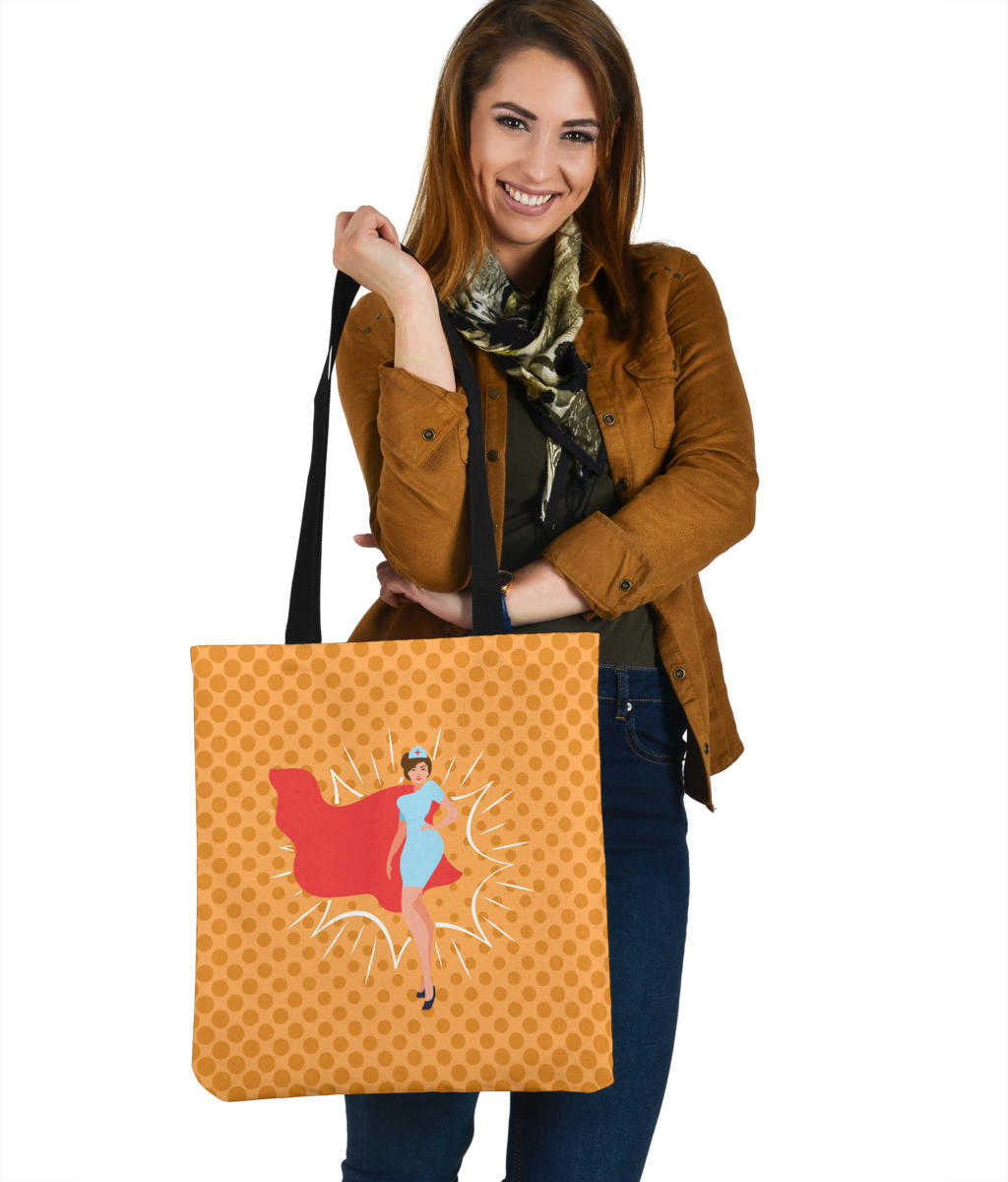 Healthcare Hero Cloth Tote Bag - Premium Poly Cotton Double-Sided Print