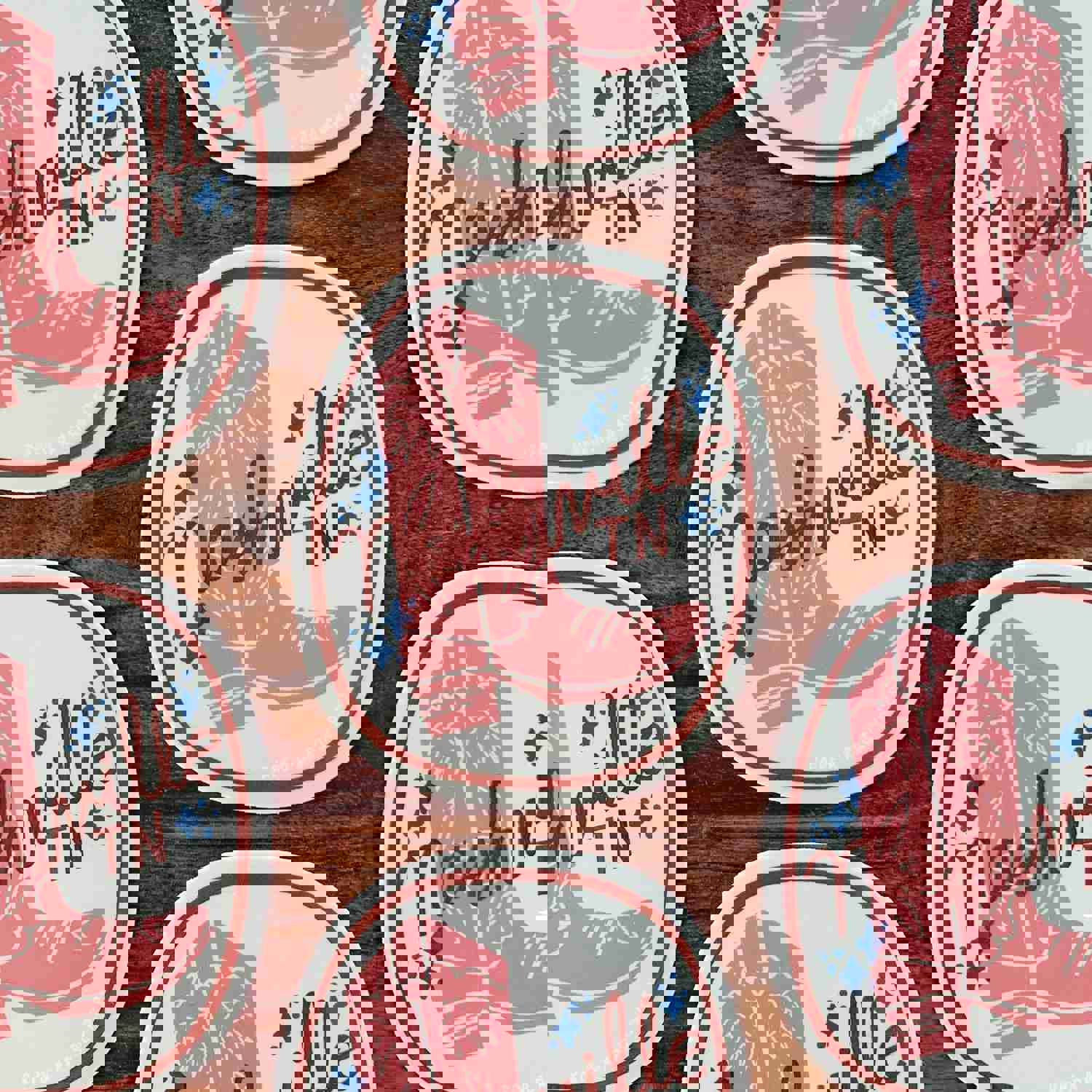 Nashville Cowboy Boot Sticker