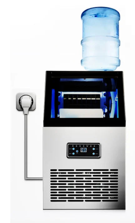 60KG 70KG 80KG Commercial Cube Ice Machine for Bar, Coffee Shop, Tea Shop, or Home Use