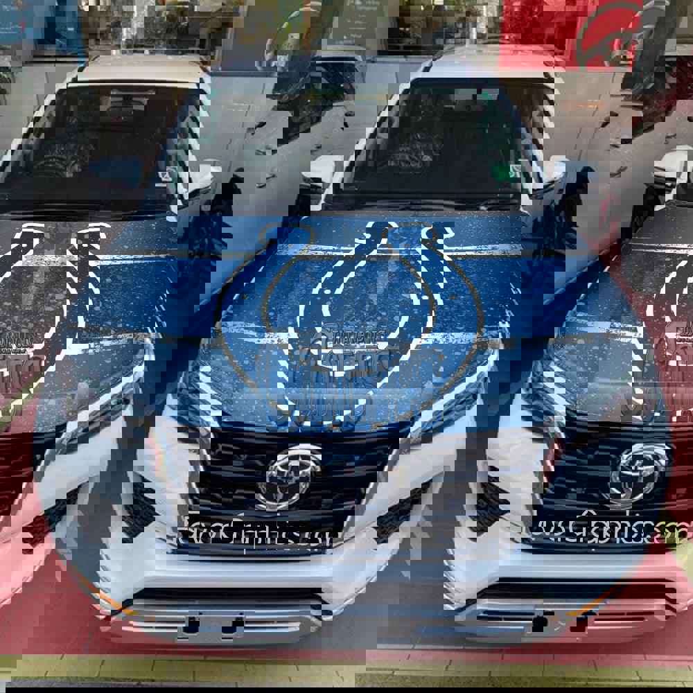Indianapolis Colts Itasha Car Vinyl Hood Wrap Decal Sticker