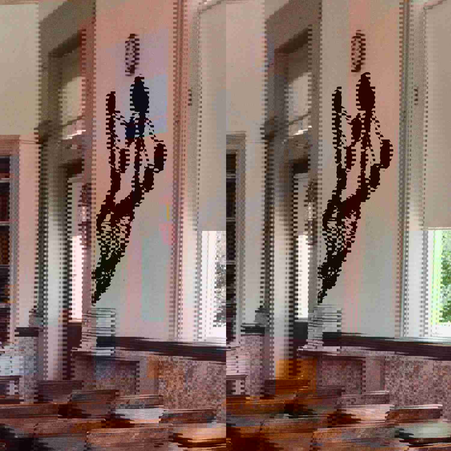 DNA Helix Vinyl Wall Decal Sticker - Science Classroom Decor