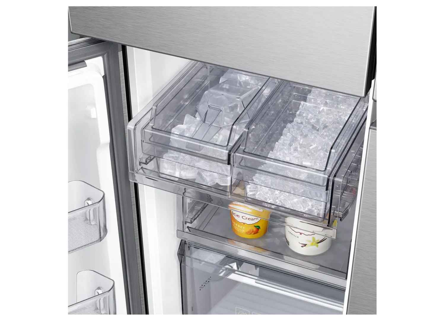 Samsung 29 cu. ft. 4-Door Flex French Door Refrigerator with WiFi, Beverage Center and Dual Ice Maker - Stainless Steel