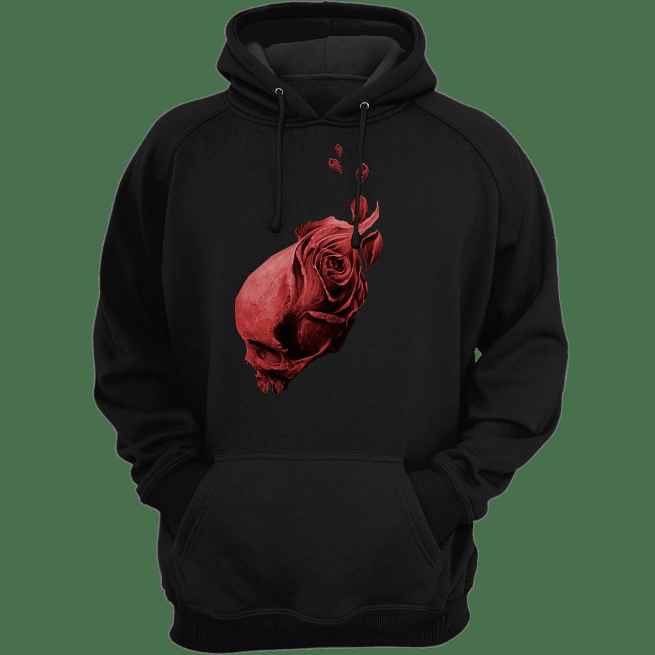 Red Skull-Flower Hoodie