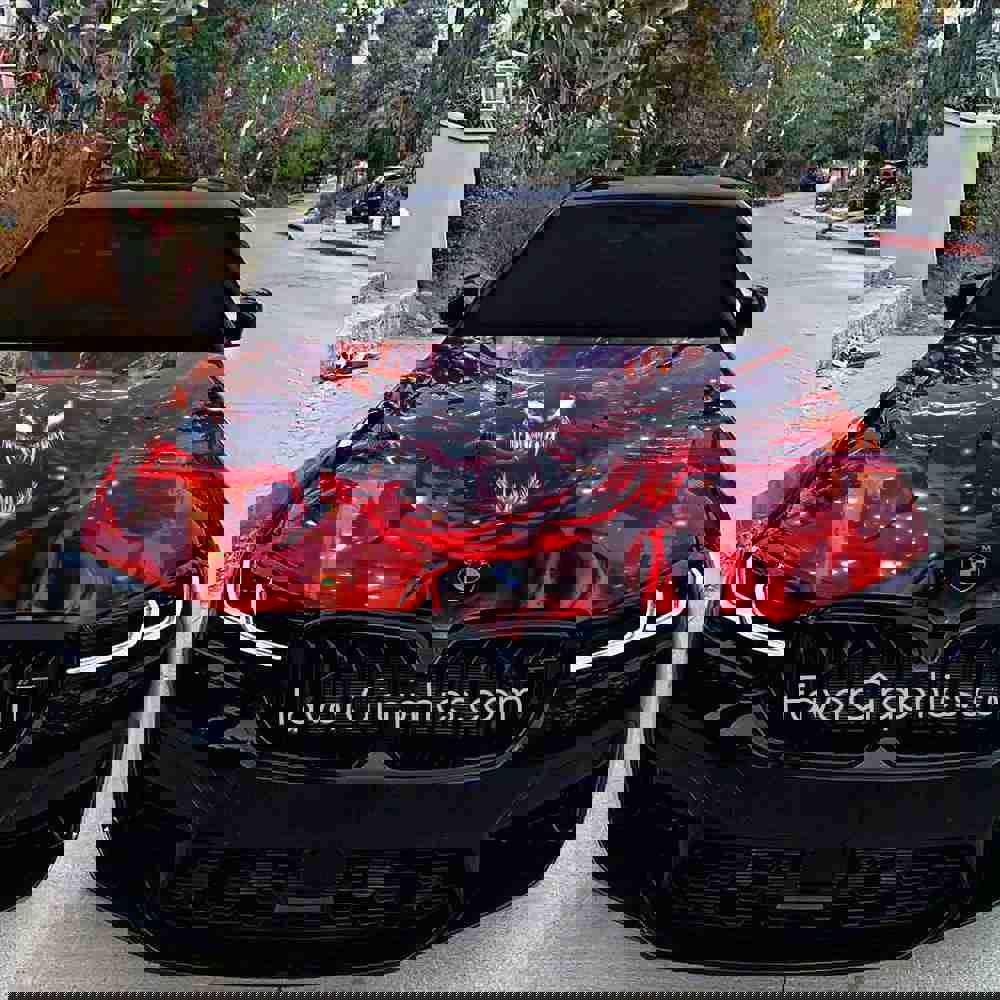 Venom Itasha Car Vinyl Hood Wrap Decal Sticker