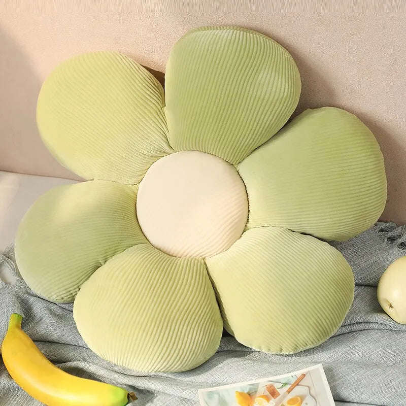 35cm Colorful Flowers Plush Cushion Stuffed Toy for Girls, Babies, and Home Decor