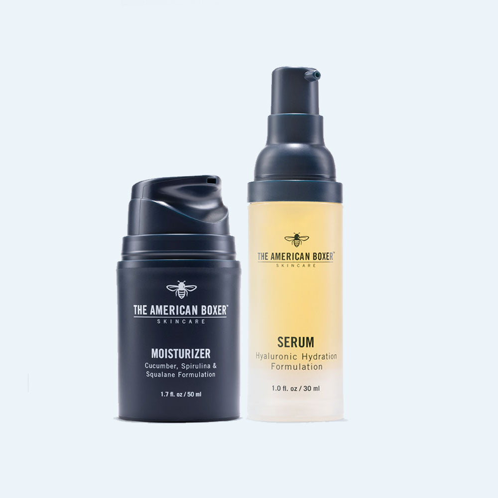 Anti-Aging Starter Kit with Hyaluronic Acid Serum & Moisturizer