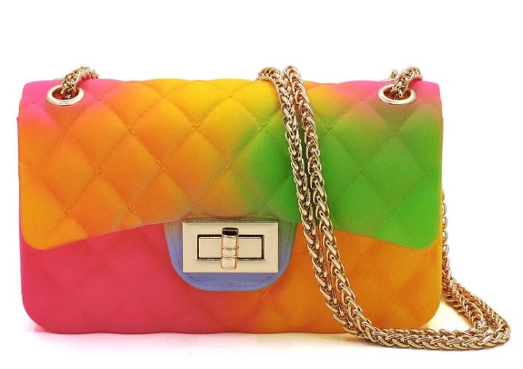 Stylish Crossbody Jelly Clutch Handbags