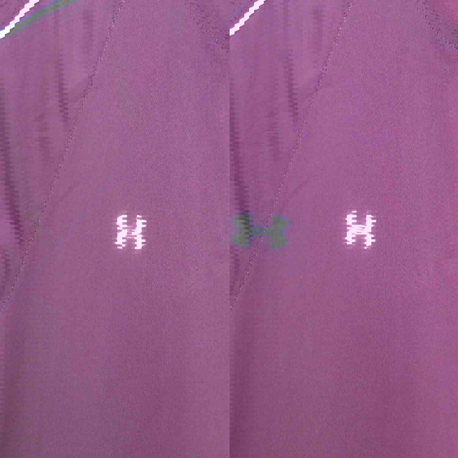 Under Armour Men's Large Red Short Sleeve V Neck Tee with Swoosh Logo