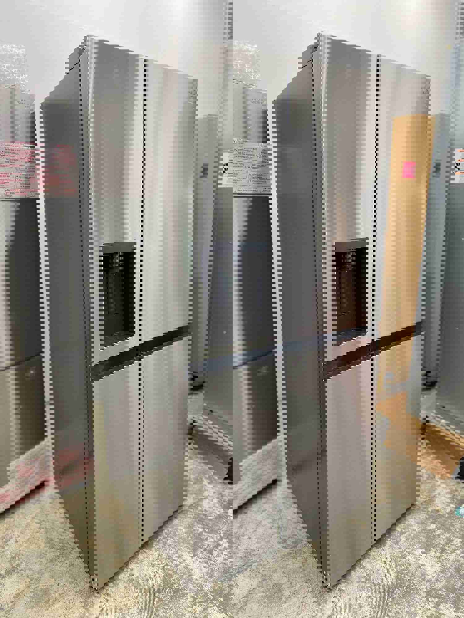 LG LRSXS2706S 36 Inch Freestanding Side by Side Refrigerator with 27.16 Cu. Ft. Capacity