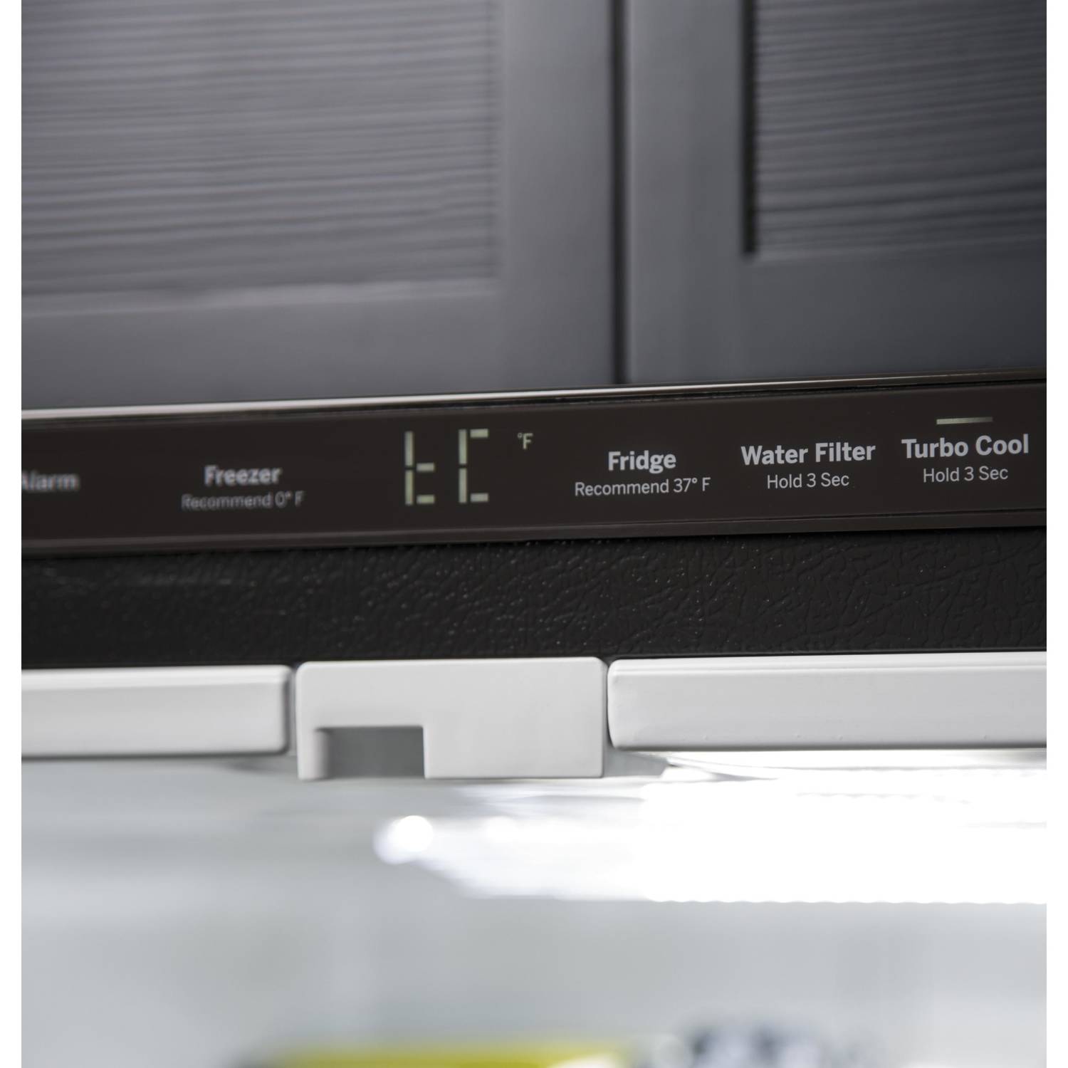 GE 33-inch, 24.9 cu.ft. Bottom Freezer Refrigerator with Ice Dispenser GDE25ESKSS