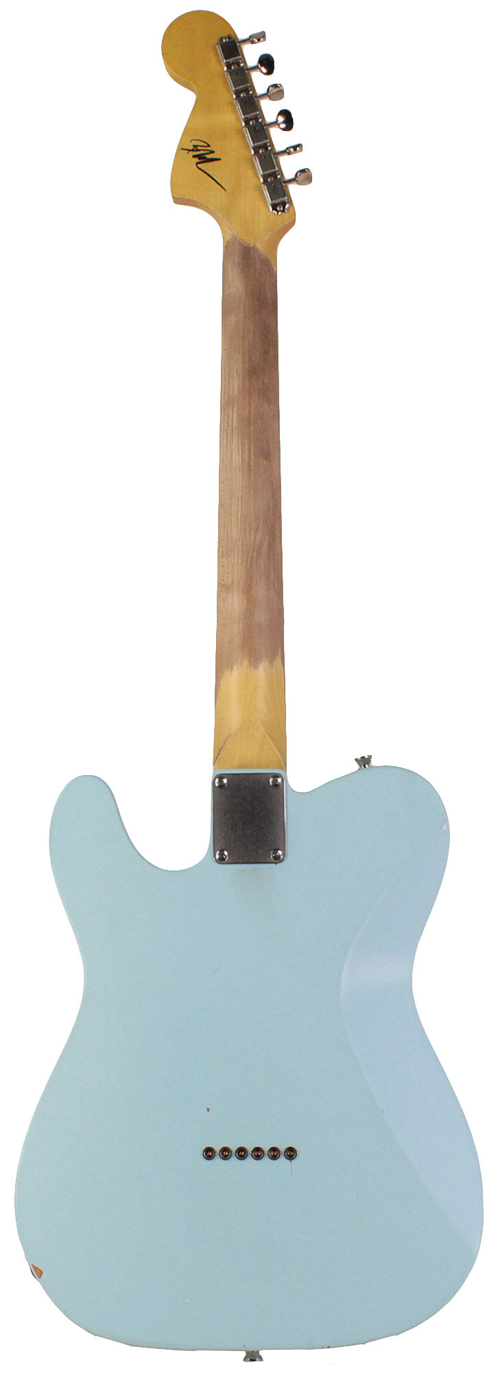 Nash T-72DLX Guitar - Sonic Blue, Rosewood, Light Aging