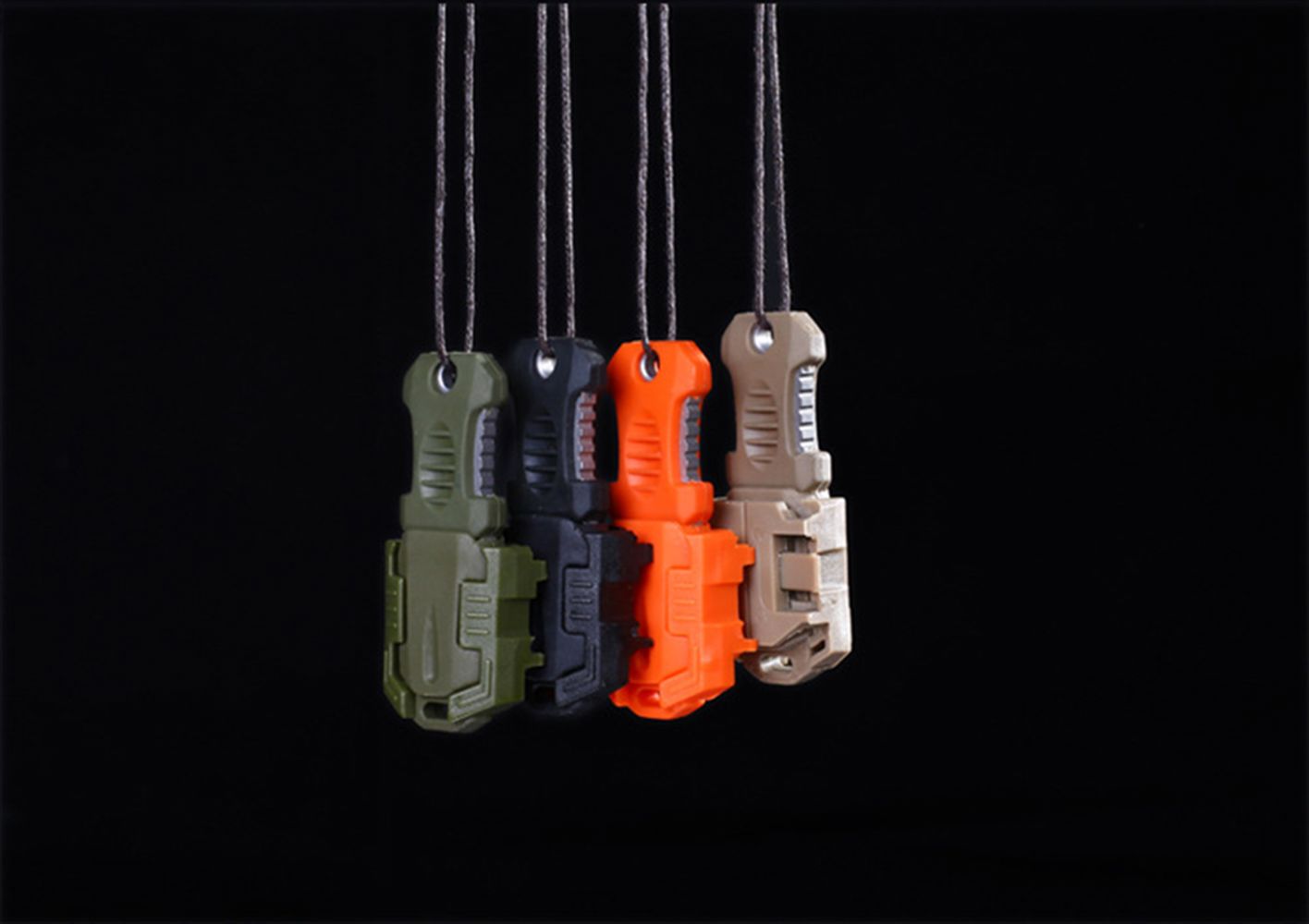 1Pcs Outdoor Portable Belt Beetle Mini Knife EDC Tool with Webbing Buckle