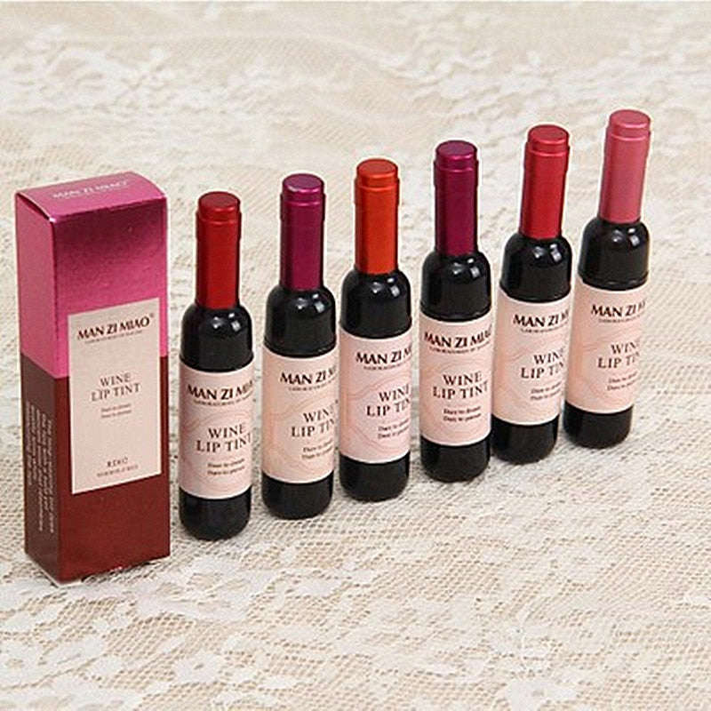 New Arrival Wine Red Korean Style Lip Tint Liquid Lipstick
