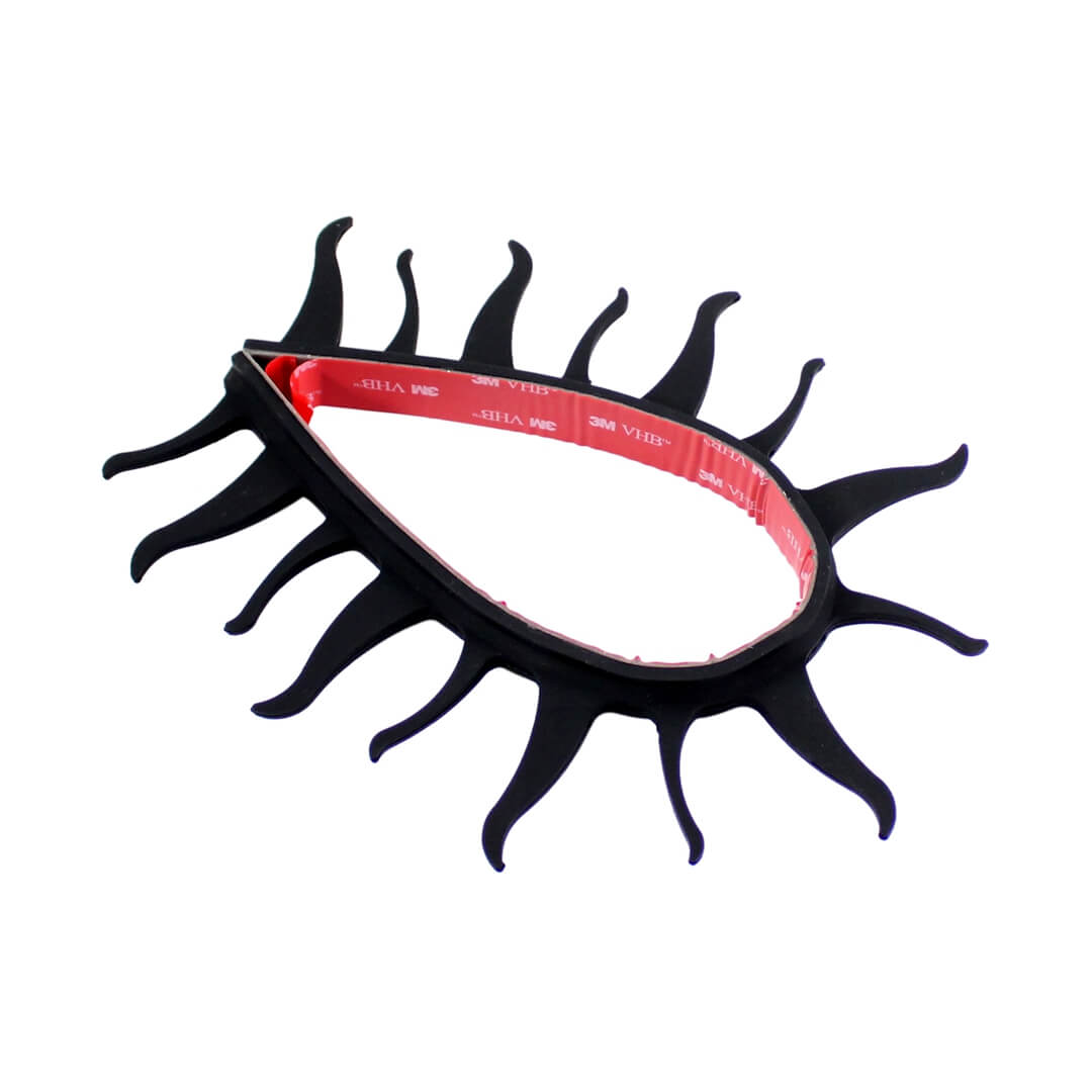 Pazoma Dirt Biker Helmets Mohawks Sticker Spikes - Motorbike Rubber Stick Capacete Decoration Fire Style