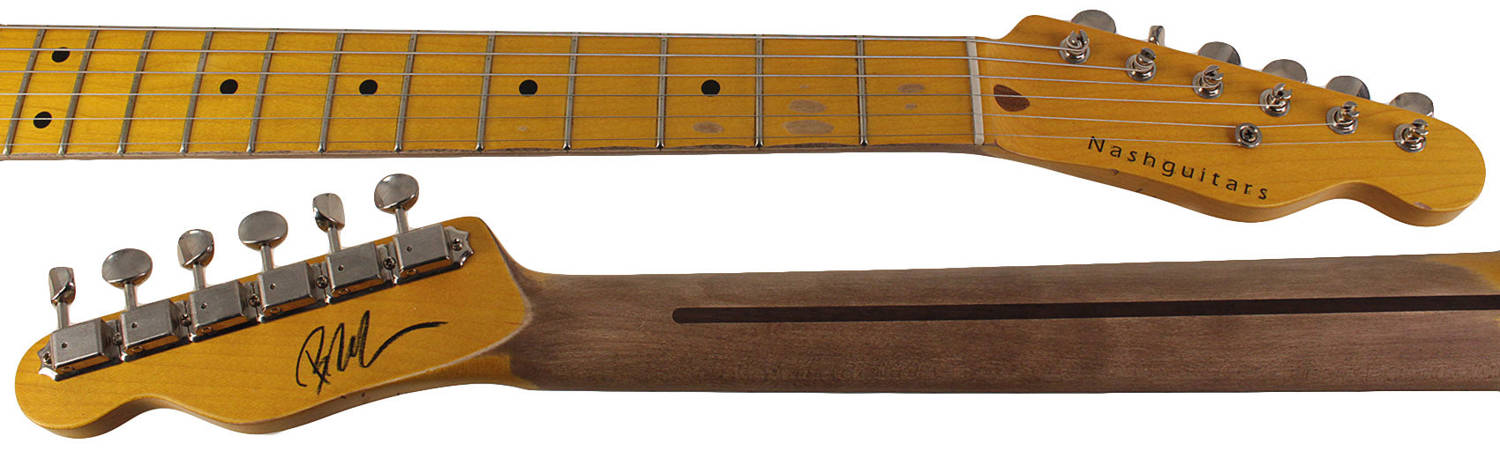 Nash T-2HB Guitar with Lollar Imperials, Black, Light Aging