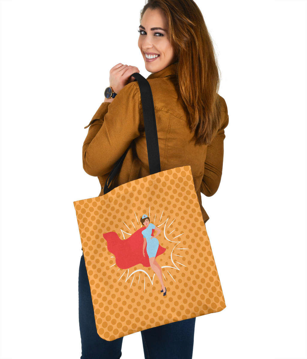 Healthcare Hero Cloth Tote Bag - Premium Poly Cotton Double-Sided Print