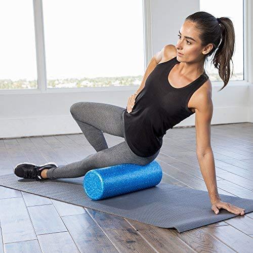 High Density Muscle Foam Rollers by Day 1 Fitness – 4 Sizes & 7 Colors for Sports Massage & Therapy