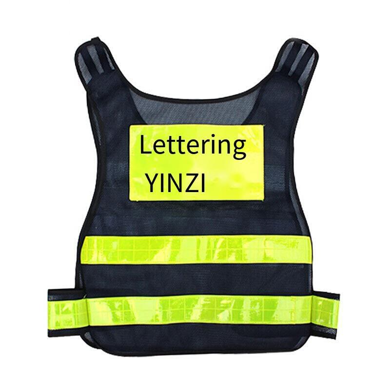 Black Mesh Reflective Vest Safety Clothes for Outdoor Working