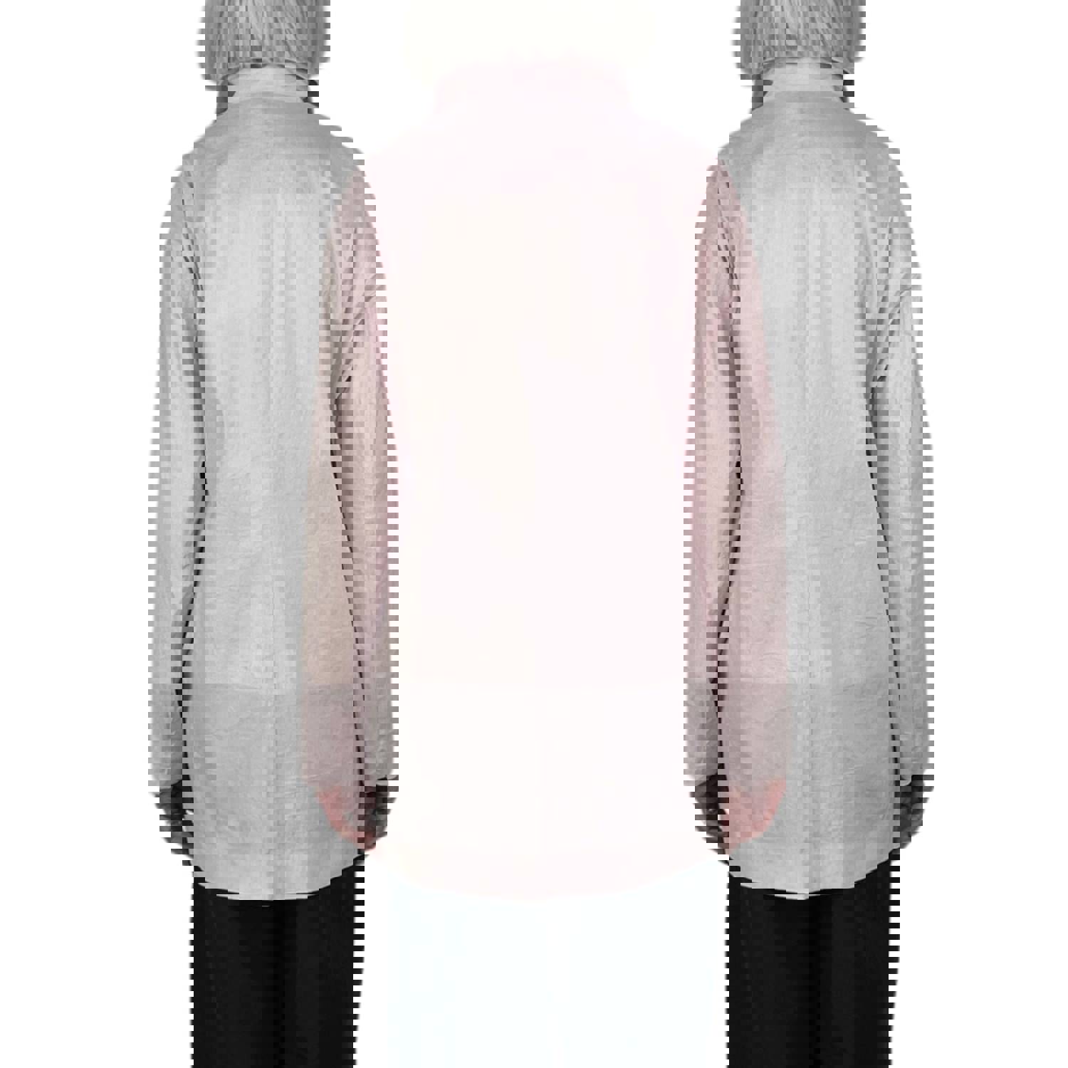 SHAPED MEMBRANE JACKET - Lightweight Linen and Manila Hemp Washi Paper Blend