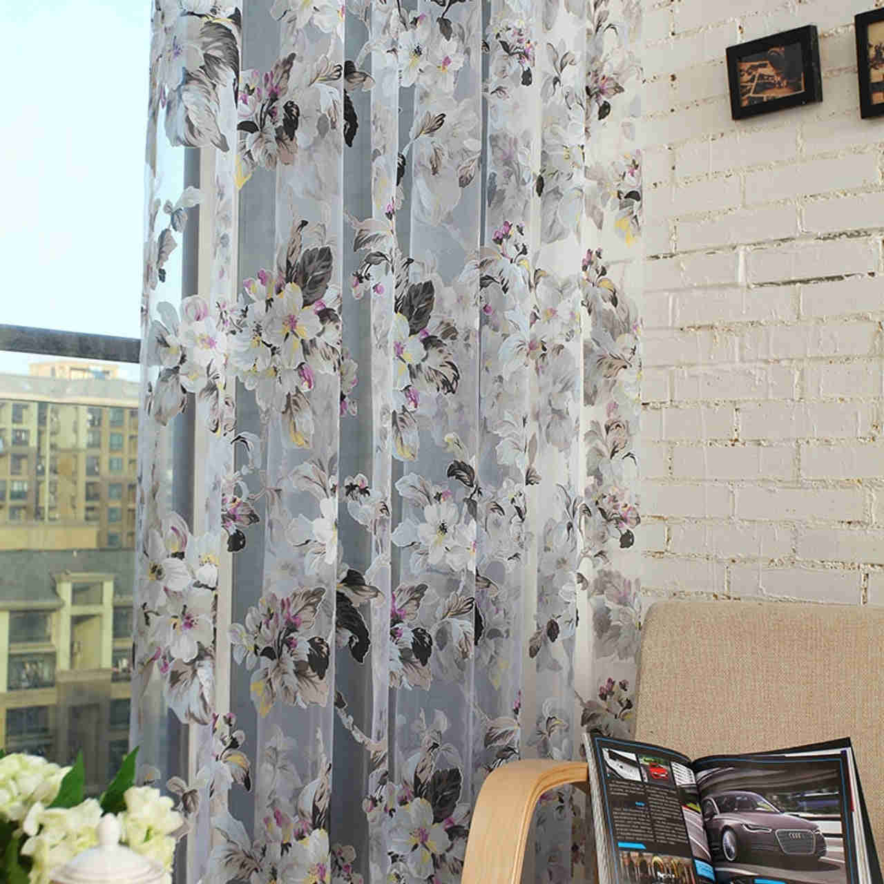 Dolce Mela Sheer Curtain Panels - Amsterdam 60x100H
