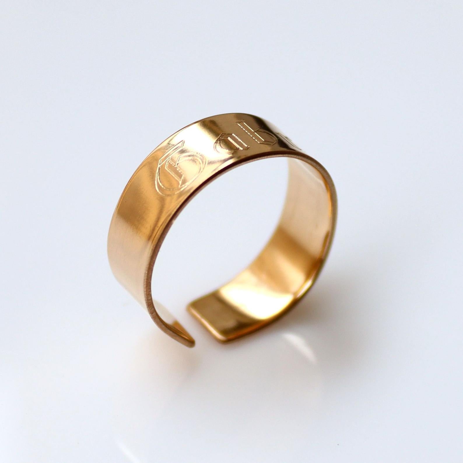 Personalized Handwriting Ring - Romantic Remembrance Gift for Loved Ones