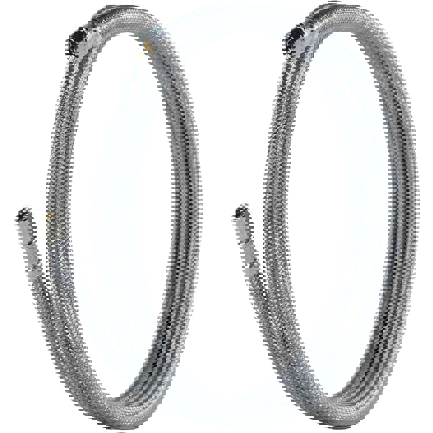 Braided Stainless Steel Ice Maker Connector, 4ft - Flexible & Durable