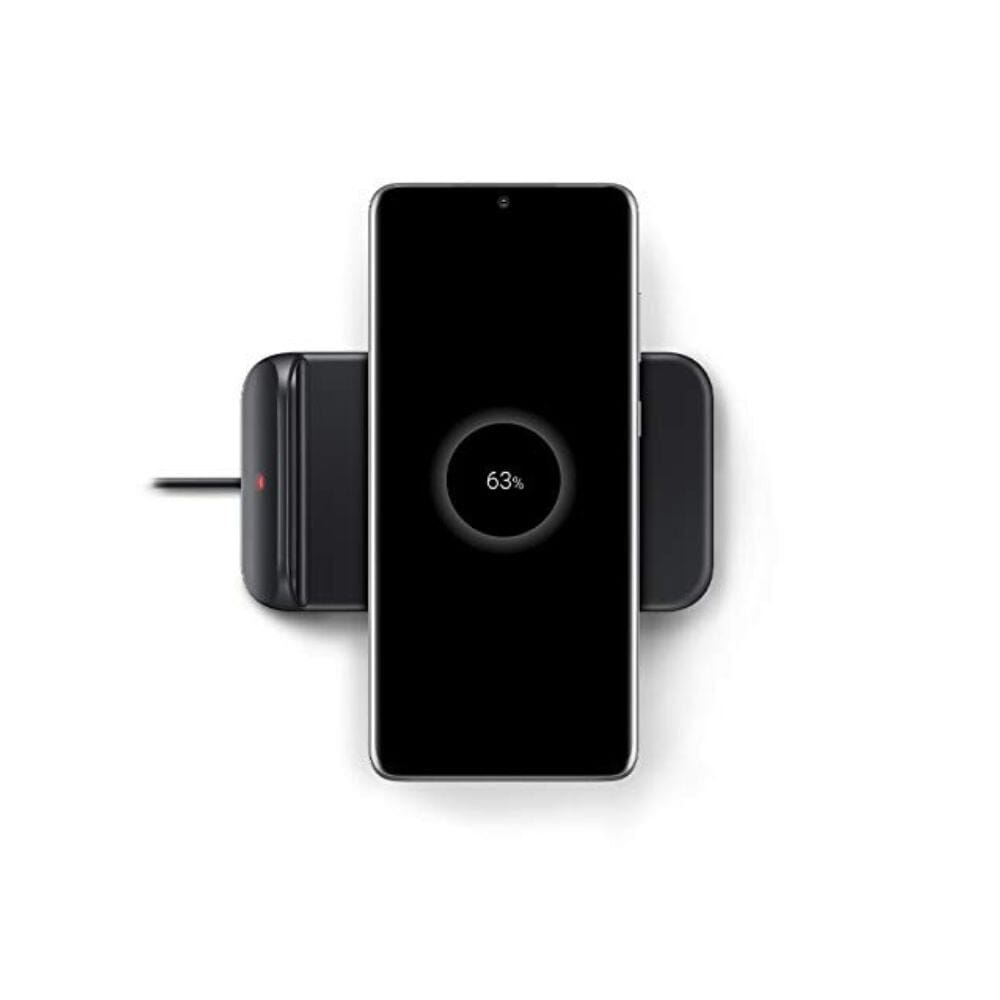 SAMSUNG Electronics Wireless Charger Trio, Qi Compatible - Charge up to 3 Devices at Once - for Galaxy Phones, Buds, Watches, and Apple iPhone Devices, Black (US Version)