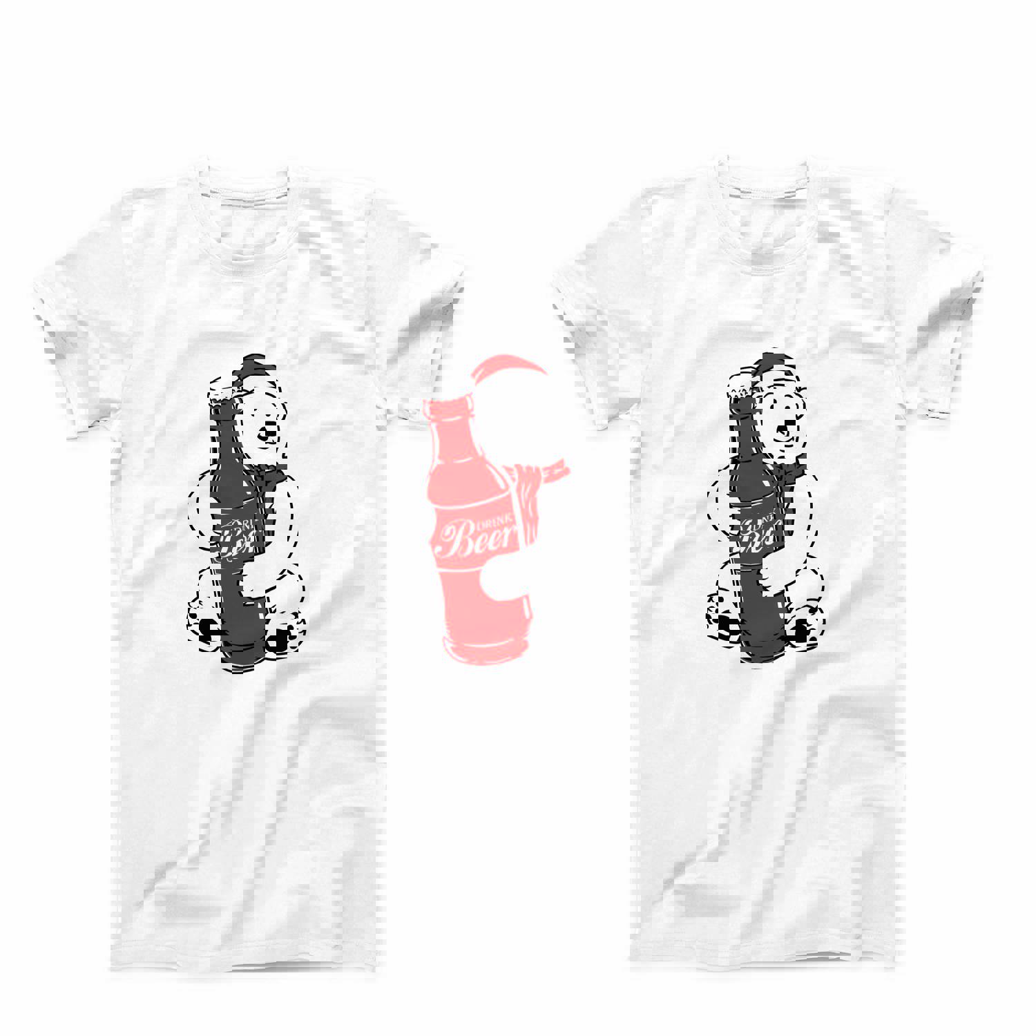 Vintage Drink Beer T-Shirt - Unisex Soft Cotton Blend