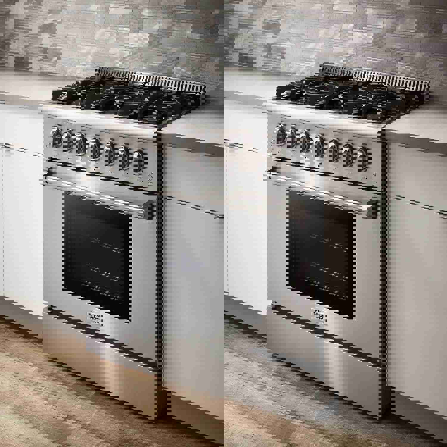 Thor Kitchen 5-Piece Pro Appliance Package - Stainless Steel Combo