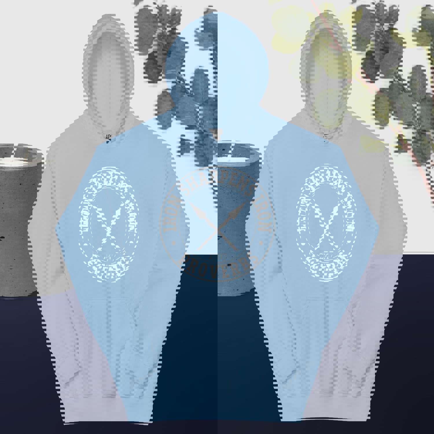F&H Christian Iron Sharpens Iron Hoodie - Soft, Stylish, and Cozy