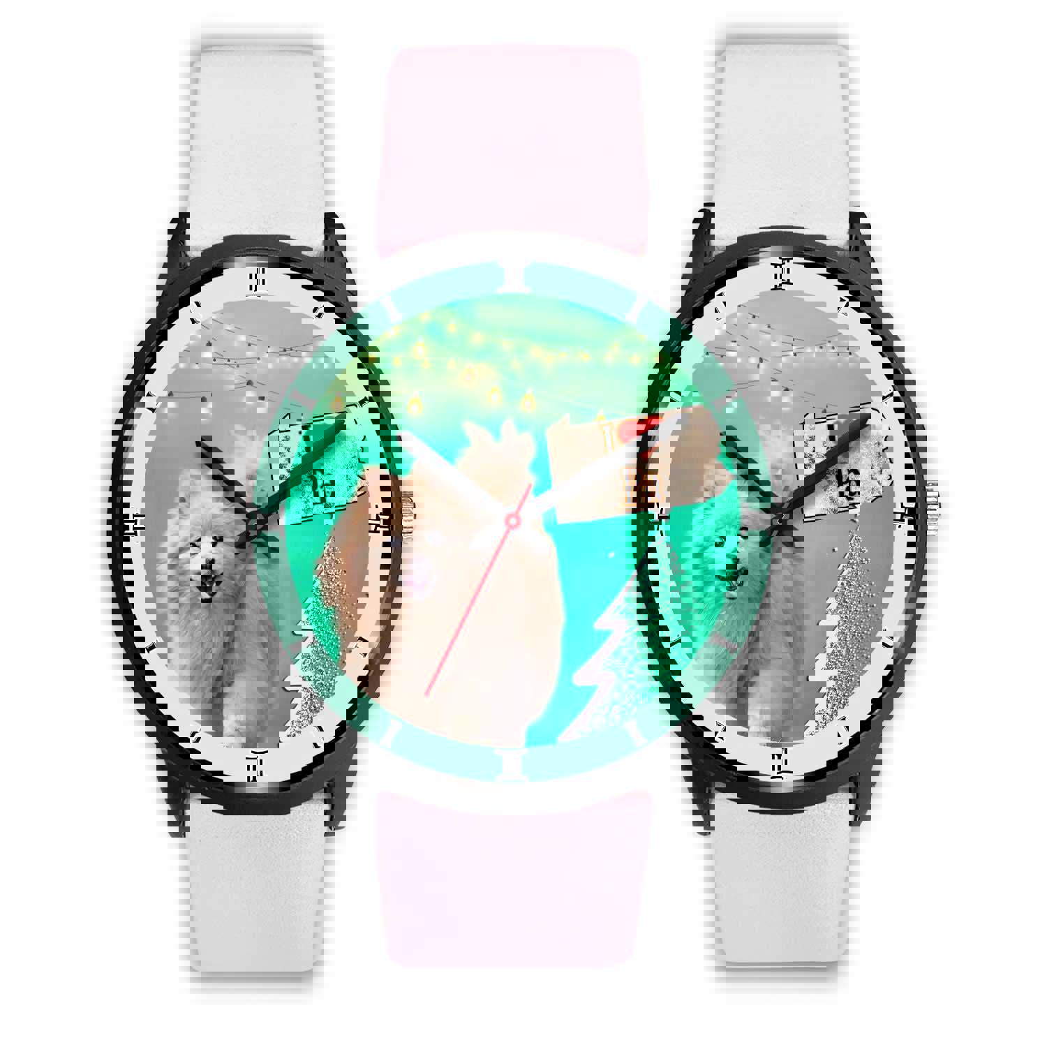 Lovely Pomeranian Dog Pennsylvania Christmas Special Wrist Watch