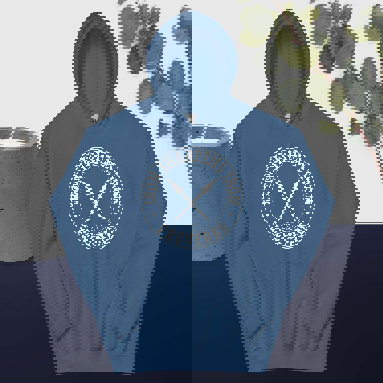 F&H Christian Iron Sharpens Iron Hoodie - Soft, Stylish, and Cozy