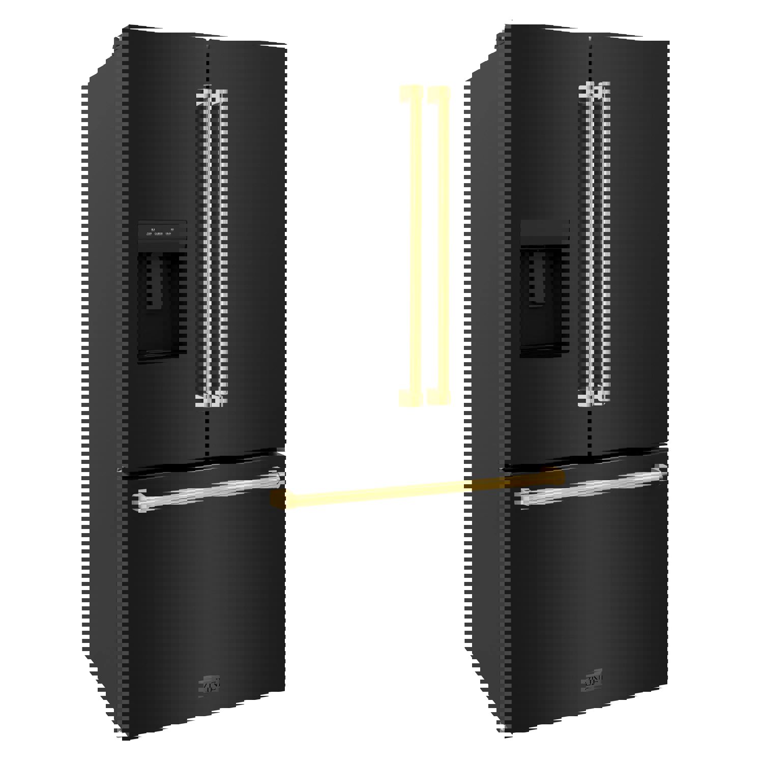 ZLINE Autograph Edition 36-Inch French Door Refrigerator with Dual Ice Maker