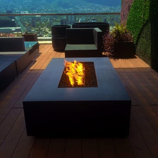 Stonelum Manhattan 04 Rectangular Concrete Fire Pit