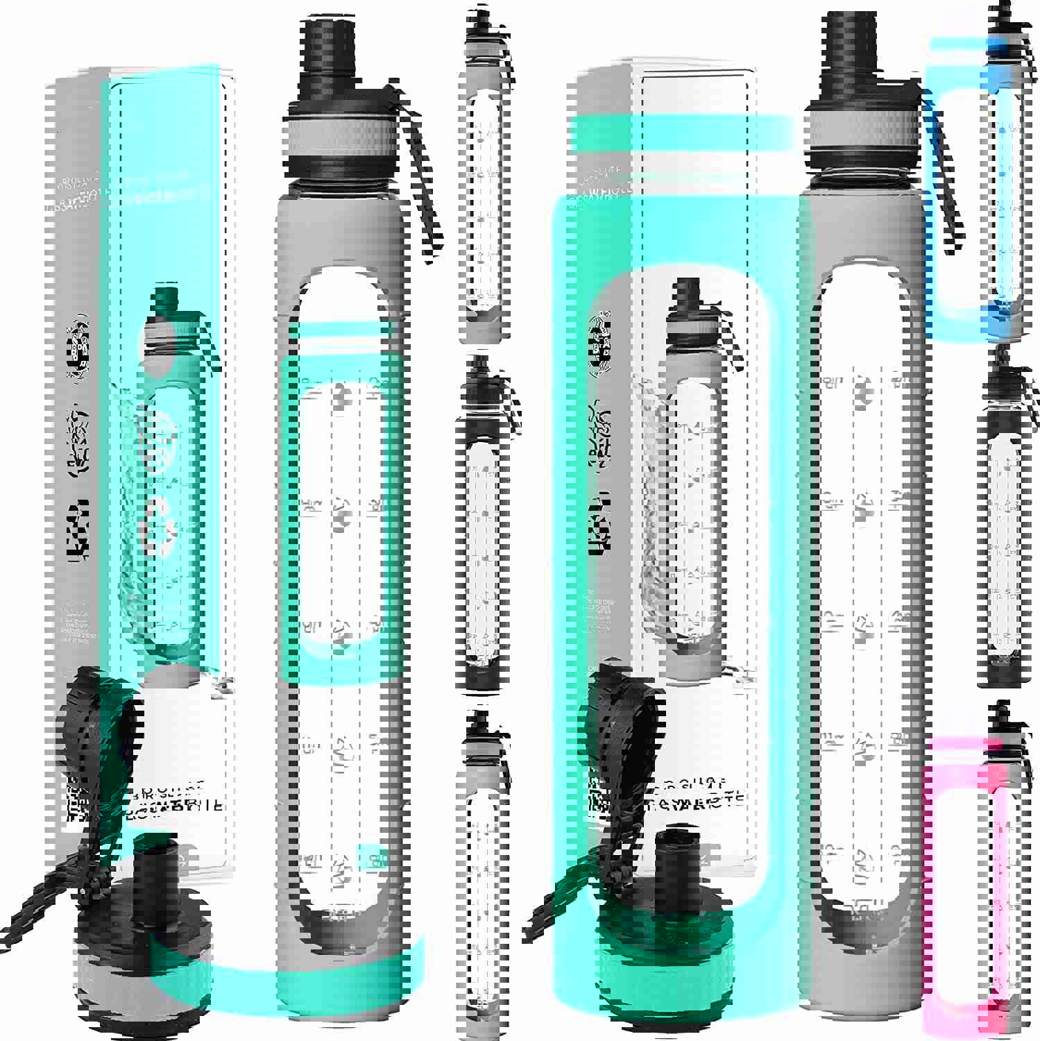 Portable Sports Water Bottle With Large Capacity