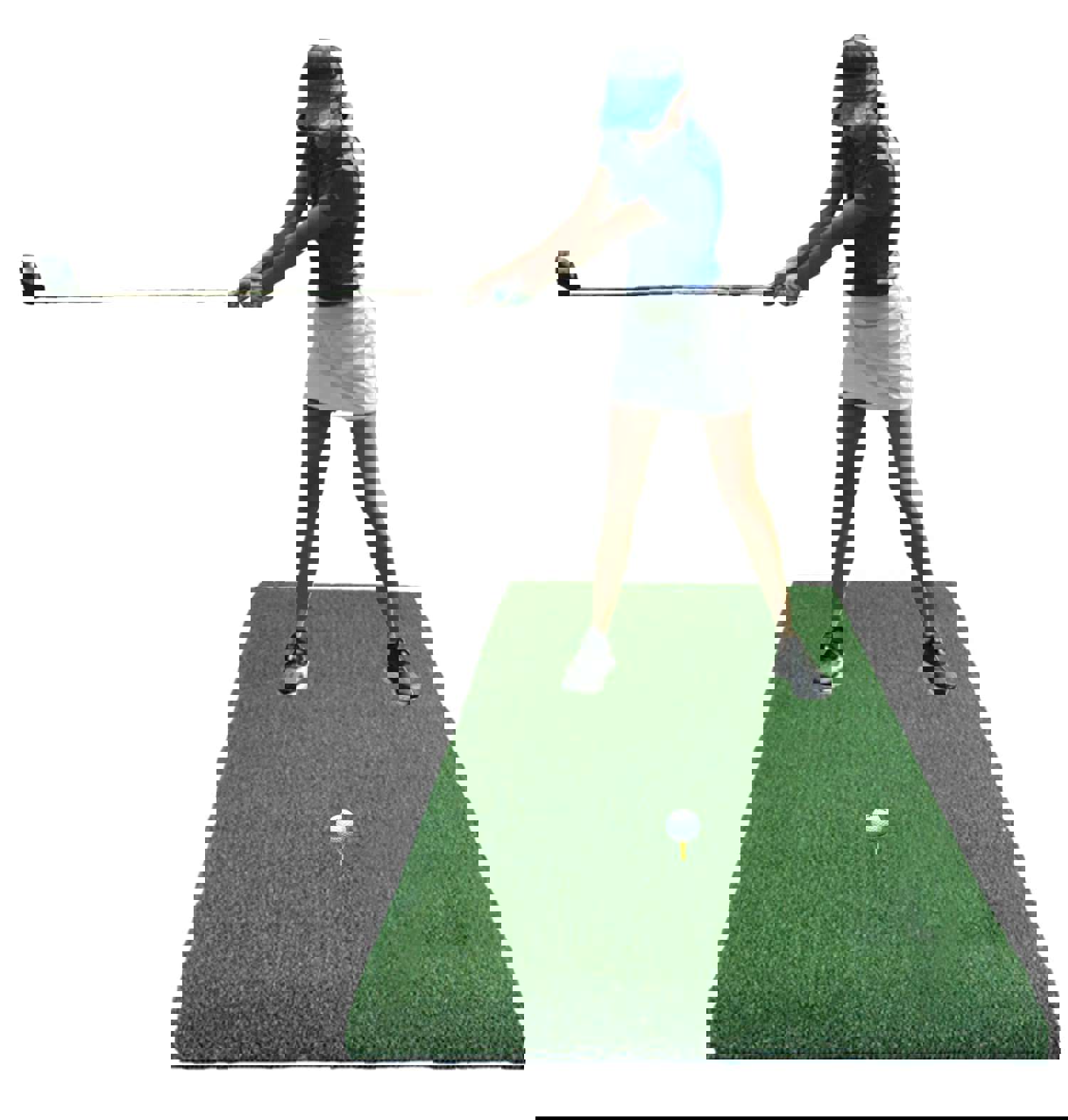 A99Golf True Feel Turf Synthetic Grass Driving Hitting Chipping Pitching Mat - Super Thick for Indoor & Outdoor Use