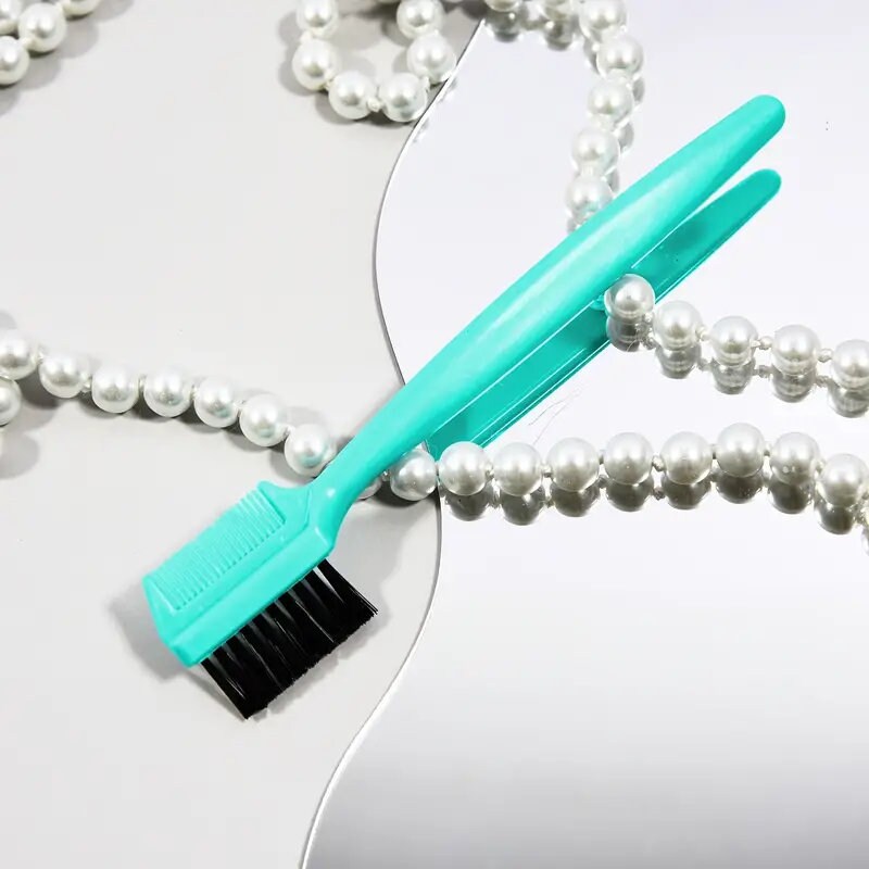 5pcs 2 In 1 Double Head Eyebrow Brush & Eyebrow Comb Eyelash Comb Makeup Tools Beauty Tool For Women & Girls