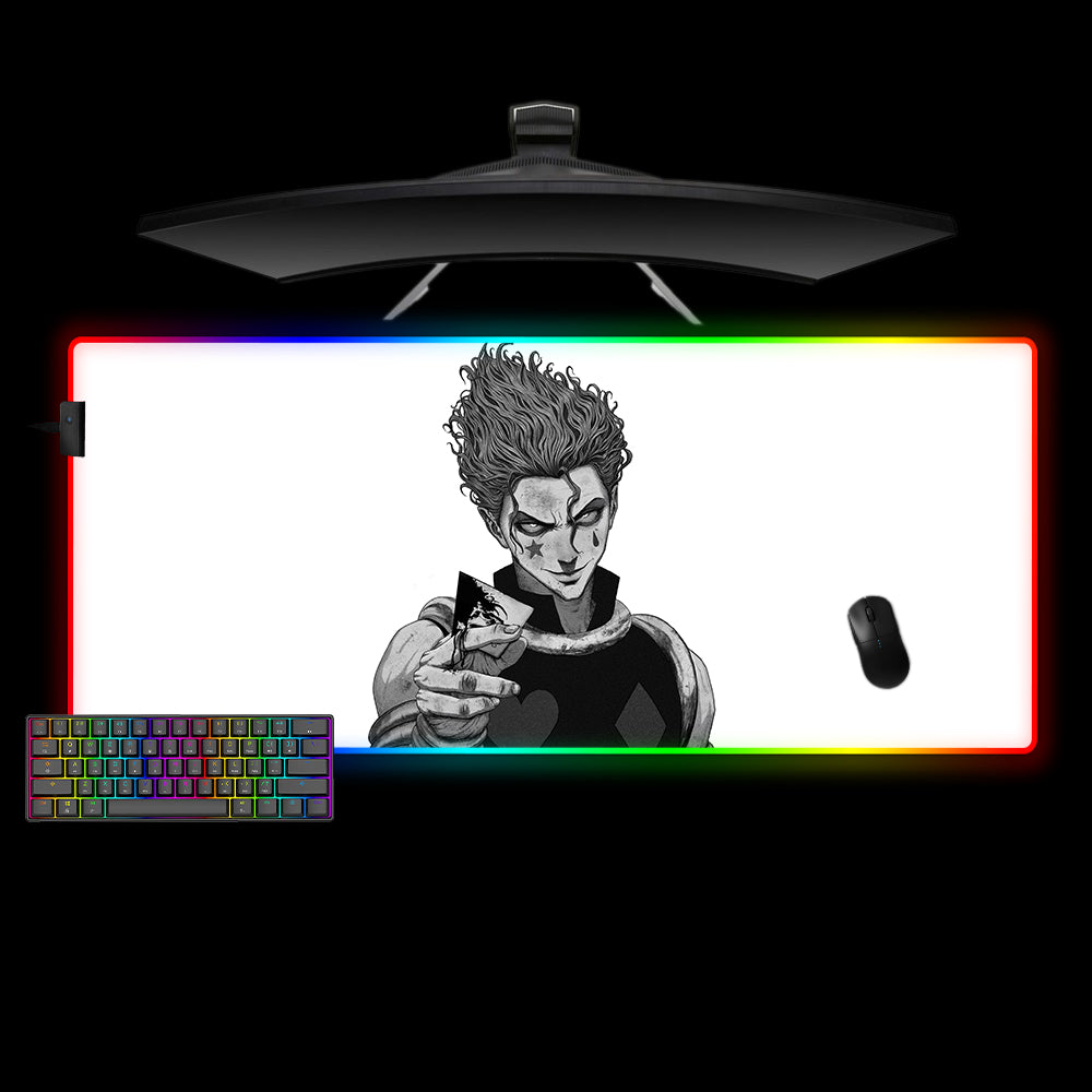 Hisoka Design M-XXL Size Gaming RGB Mouse Pad with LED Strip