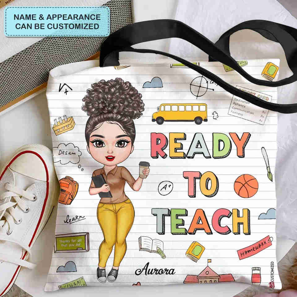 Personalized Custom Tote Bag - Unique Gift for Teachers and Birthdays
