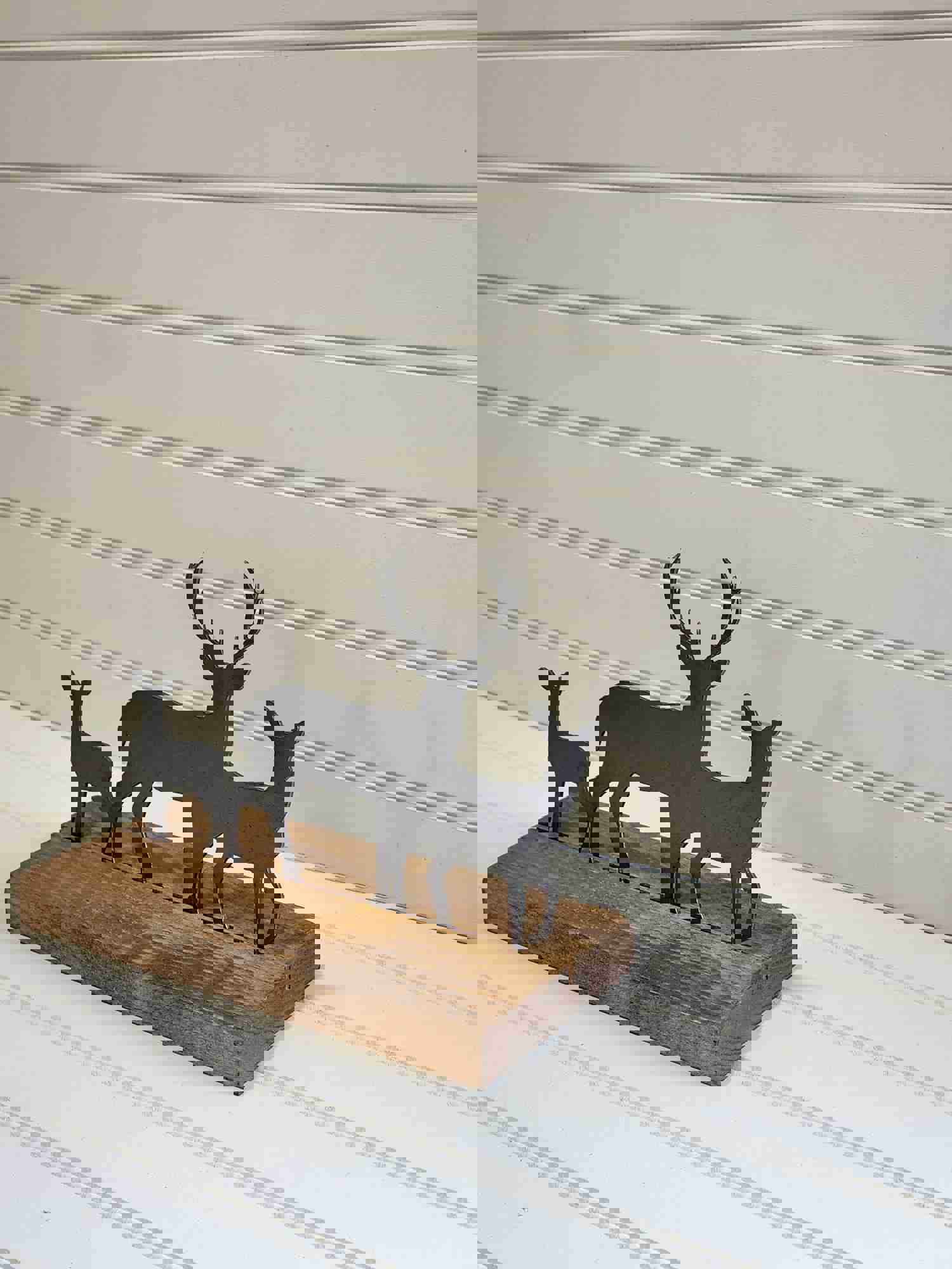 Metal Deer Family - Man Cave Decor & Fathers Day Gift