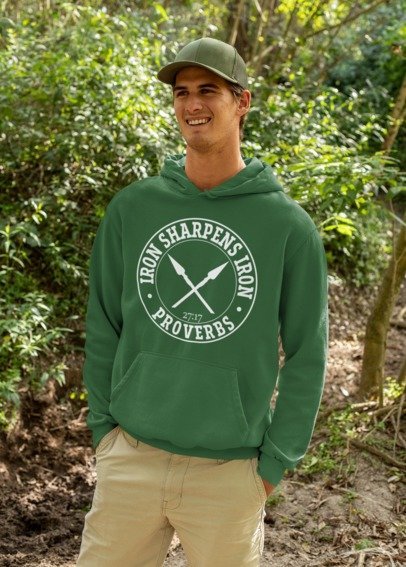F&H Christian Iron Sharpens Iron Hoodie - Soft, Stylish, and Cozy