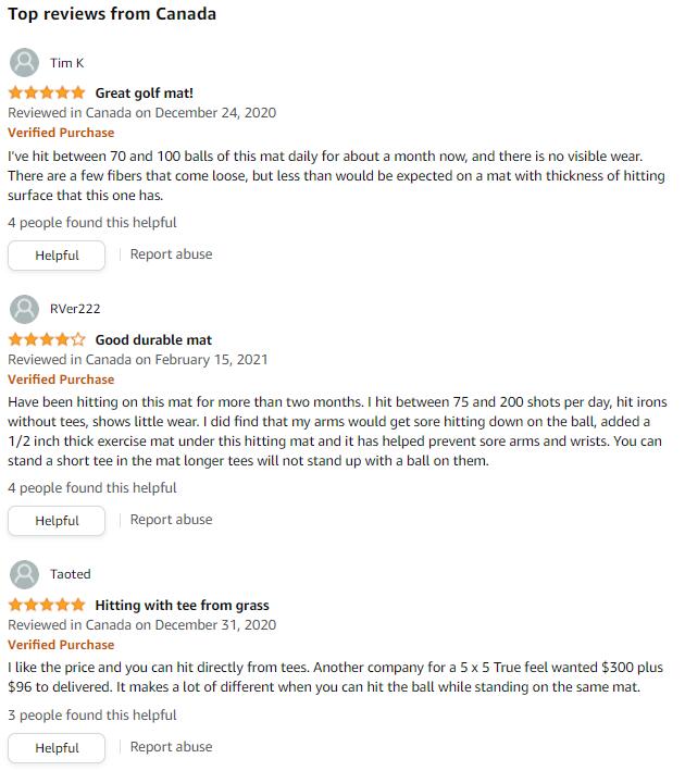 A99Golf True Feel Turf Synthetic Grass Driving Hitting Chipping Pitching Mat - Super Thick for Indoor & Outdoor Use