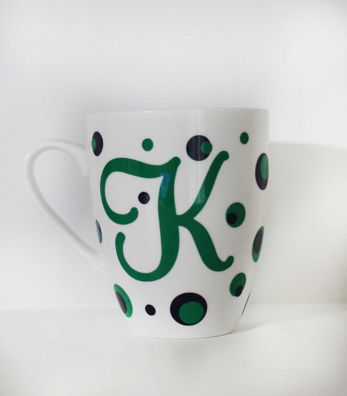 Personalized Ceramic Initials Mug - Custom Gift for Coffee & Tea Lovers