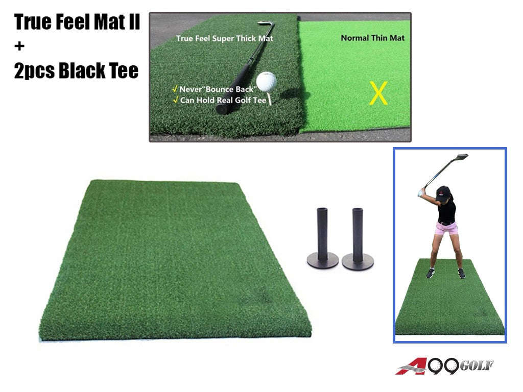 A99Golf True Feel Turf Synthetic Grass Driving Hitting Chipping Pitching Mat - Super Thick for Indoor & Outdoor Use