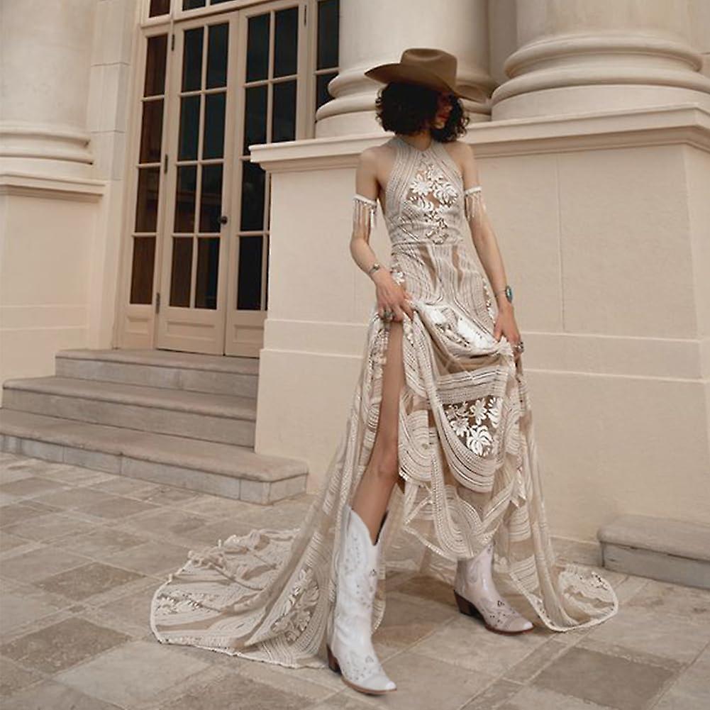 White Rhinestone Cowgirl Boots