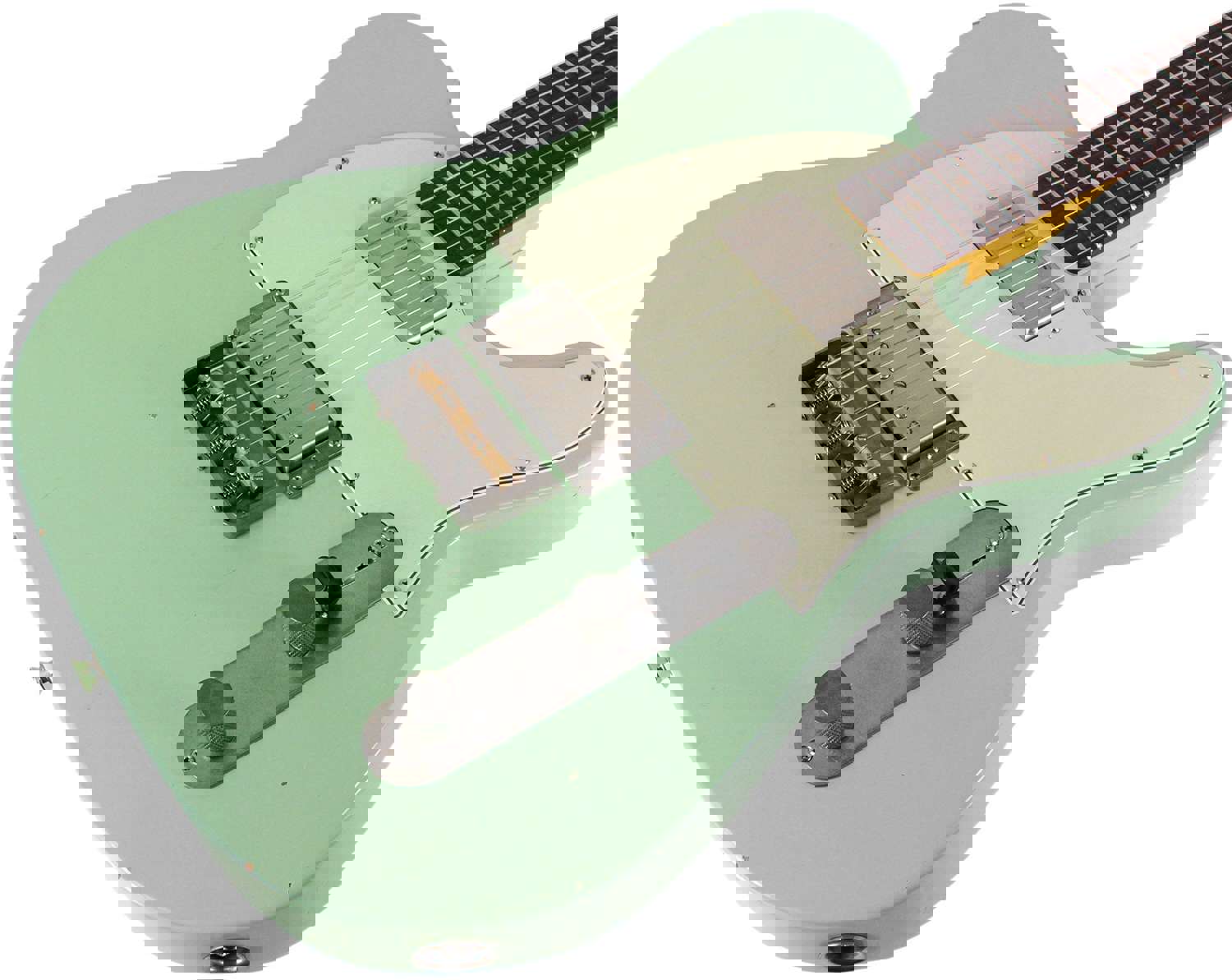 Nash T-2HB Guitar, Surf Green, Lollar Imperials, Light Aging