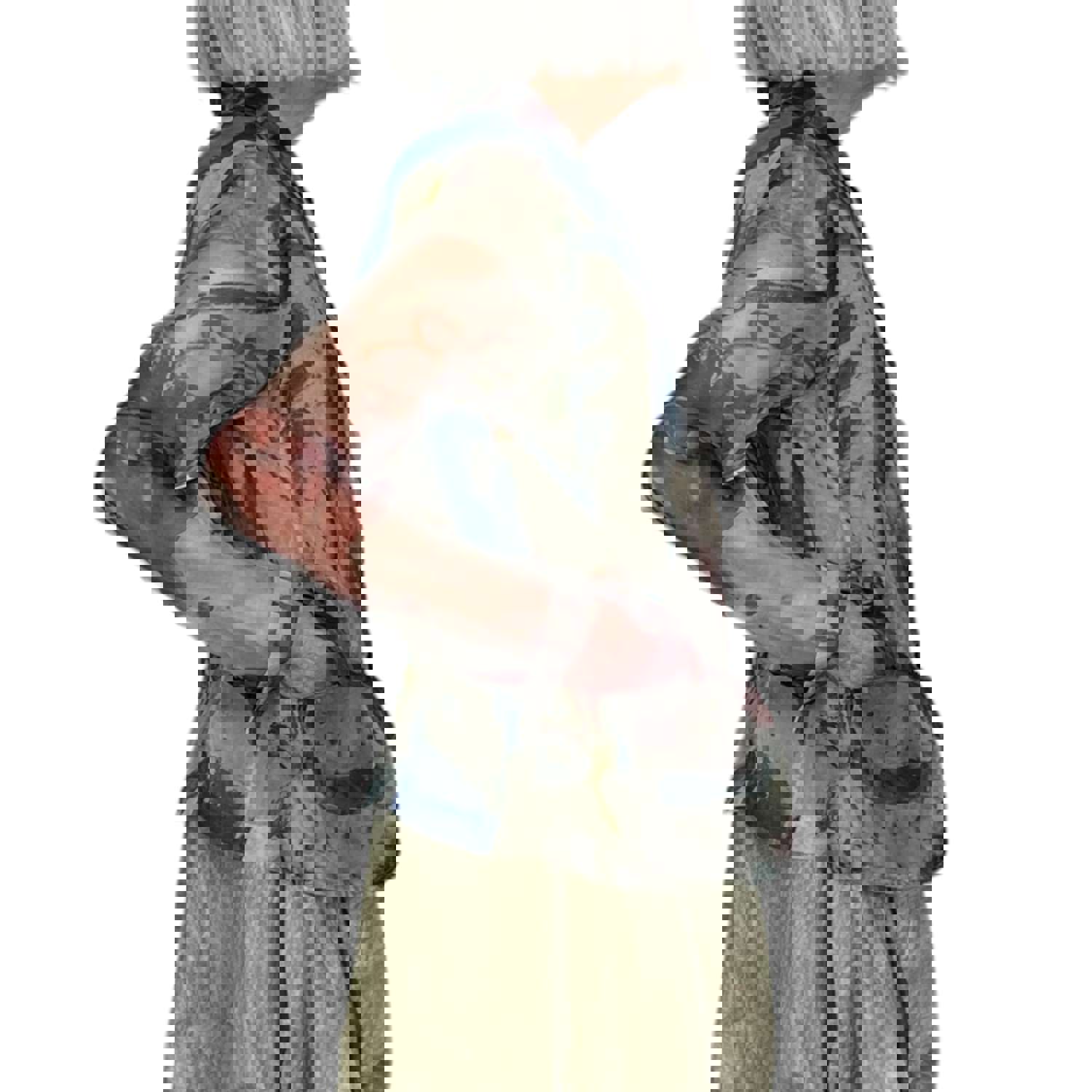 FLORAL PRINT SILK JACKET