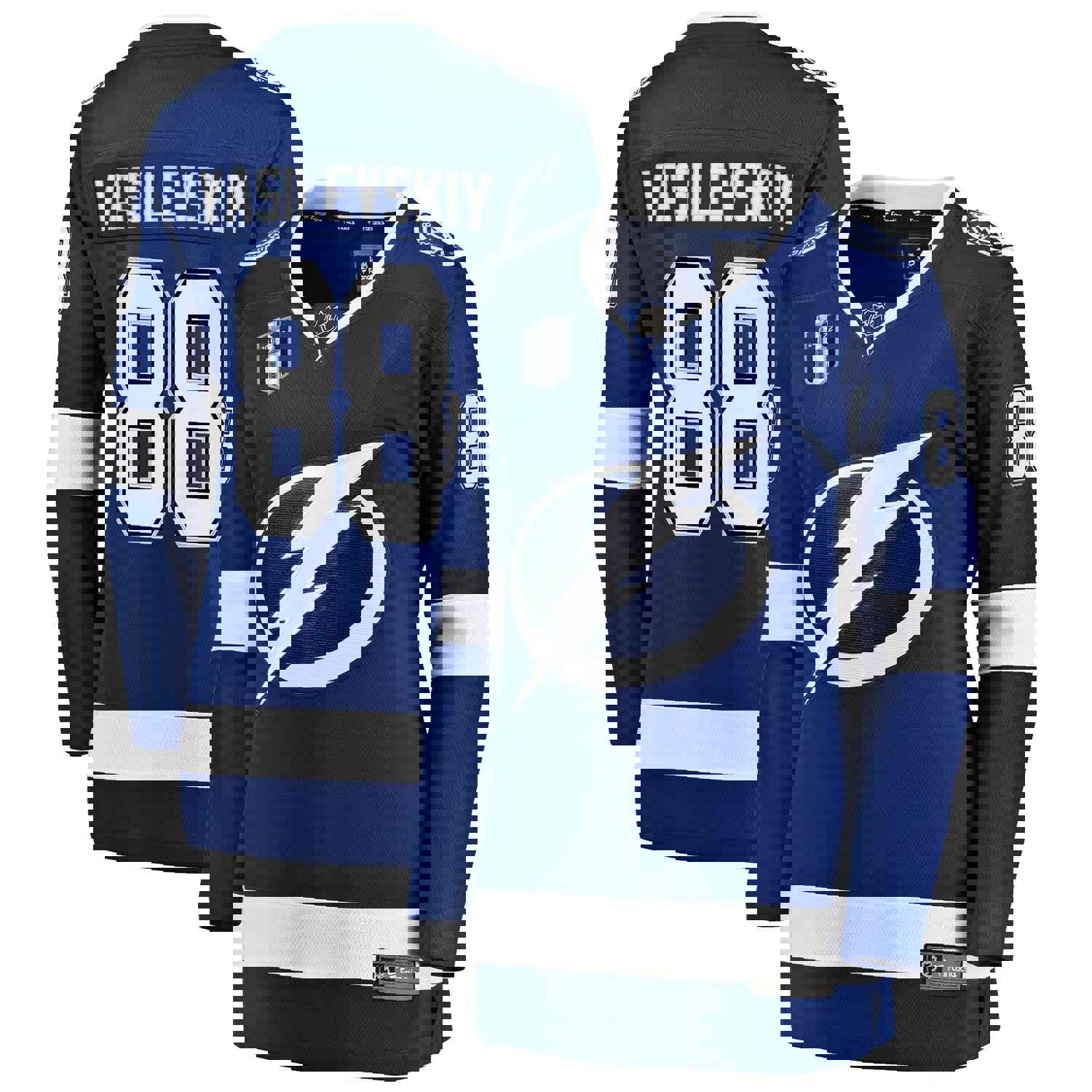 Andrei Vasilevskiy Tampa Bay Lightning Fanatics Branded Women's Home 2022 Stanley Cup Final Breakaway Player Jersey - Blue