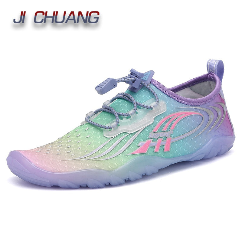 COZOK Women's Colorful Outdoor Aqua Shoes for Water Sports & Yoga
